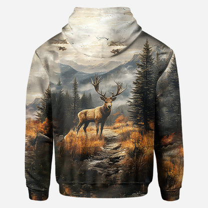 Any Name Beautiful Deer - Personalized Hunting All Over Shirt