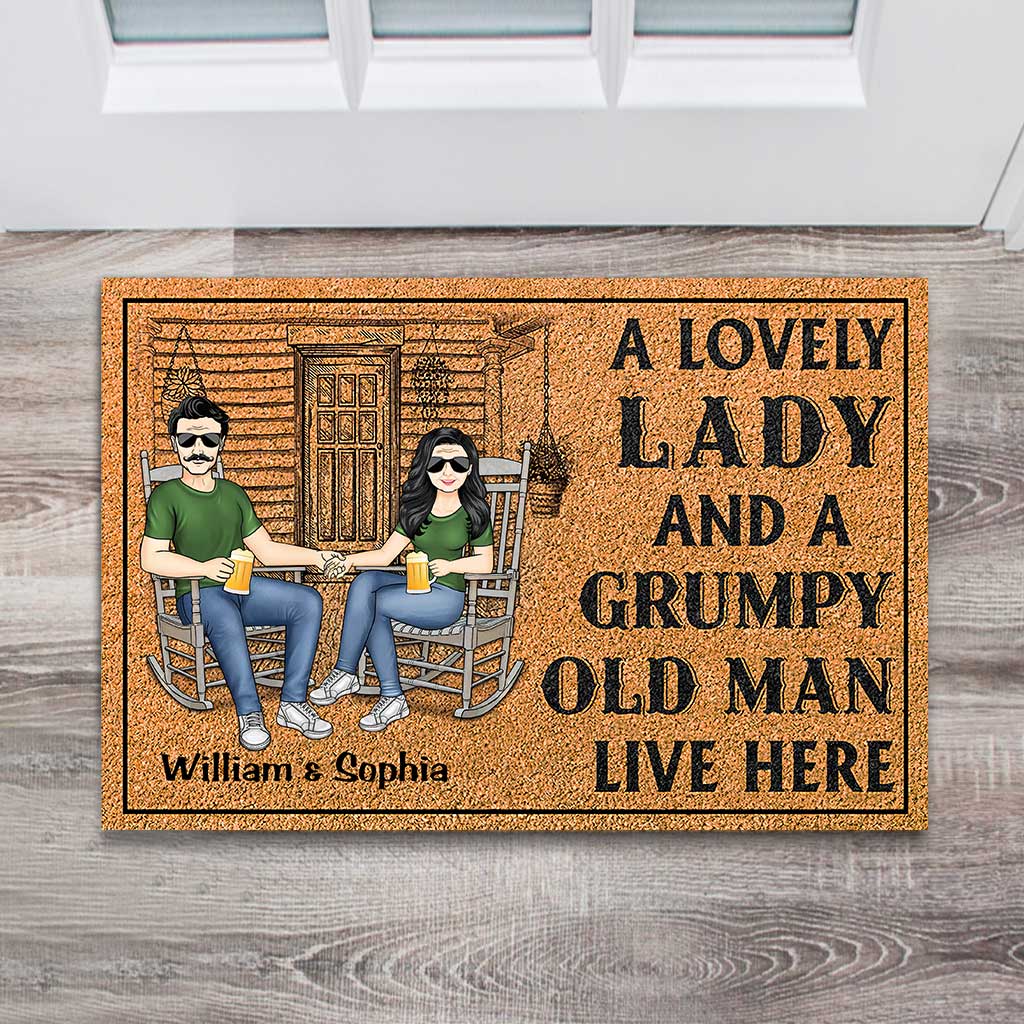 Family Couple - Personalized Couple Doormat