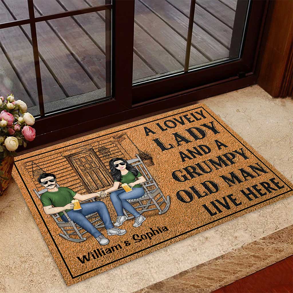 Family Couple - Personalized Couple Doormat