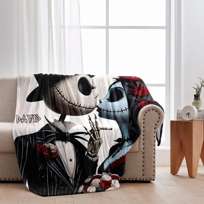 From Our First Kiss Till Our Last Breath - Personalized Nightmare Blanket