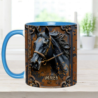 Beautiful Horse - Personalized Horse Accent Mug