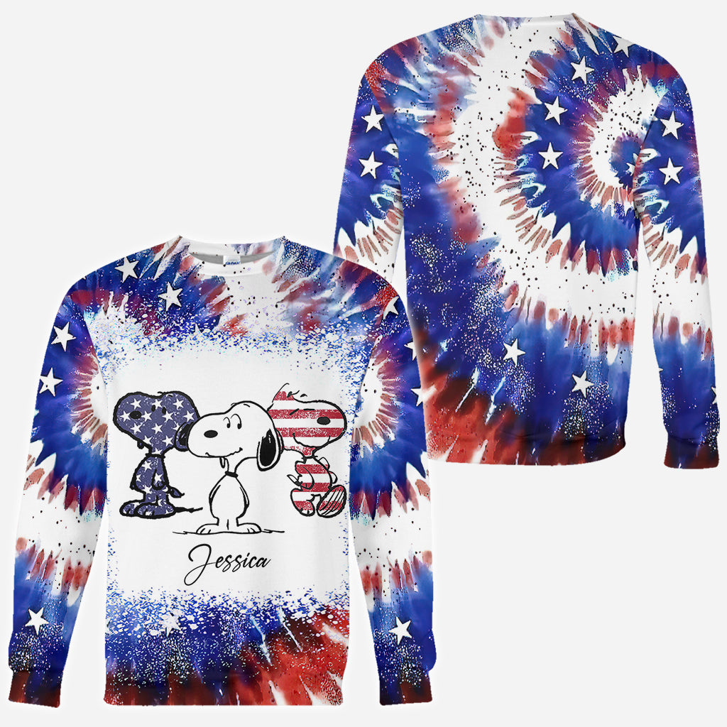 Red White Blue - Personalized All Over Shirt