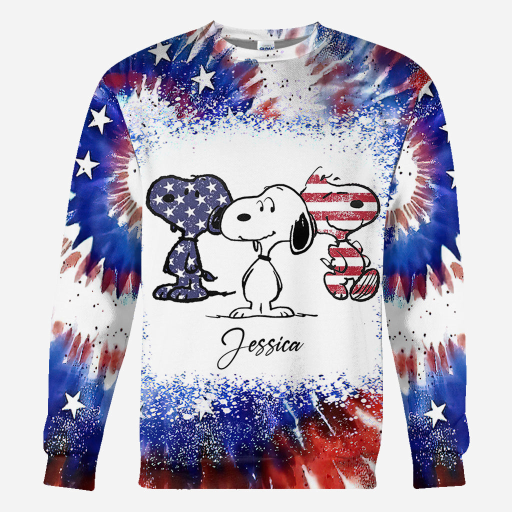 Red White Blue - Personalized All Over Shirt