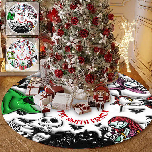 Any Name - Personalized Nightmare Tree Skirt
