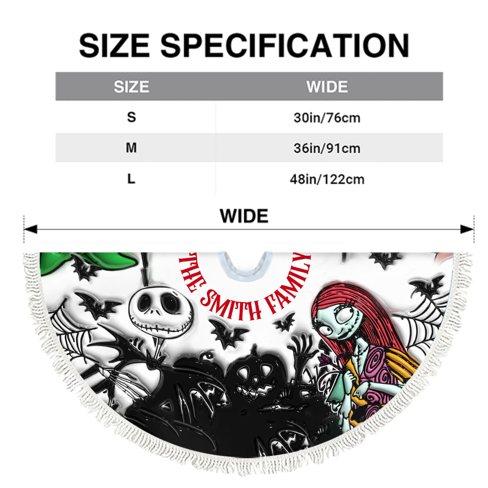 Any Name - Personalized Nightmare Tree Skirt