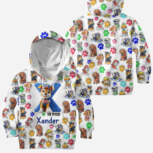 My Chase Watching Hoodie - Personalized Kid All Over Shirt