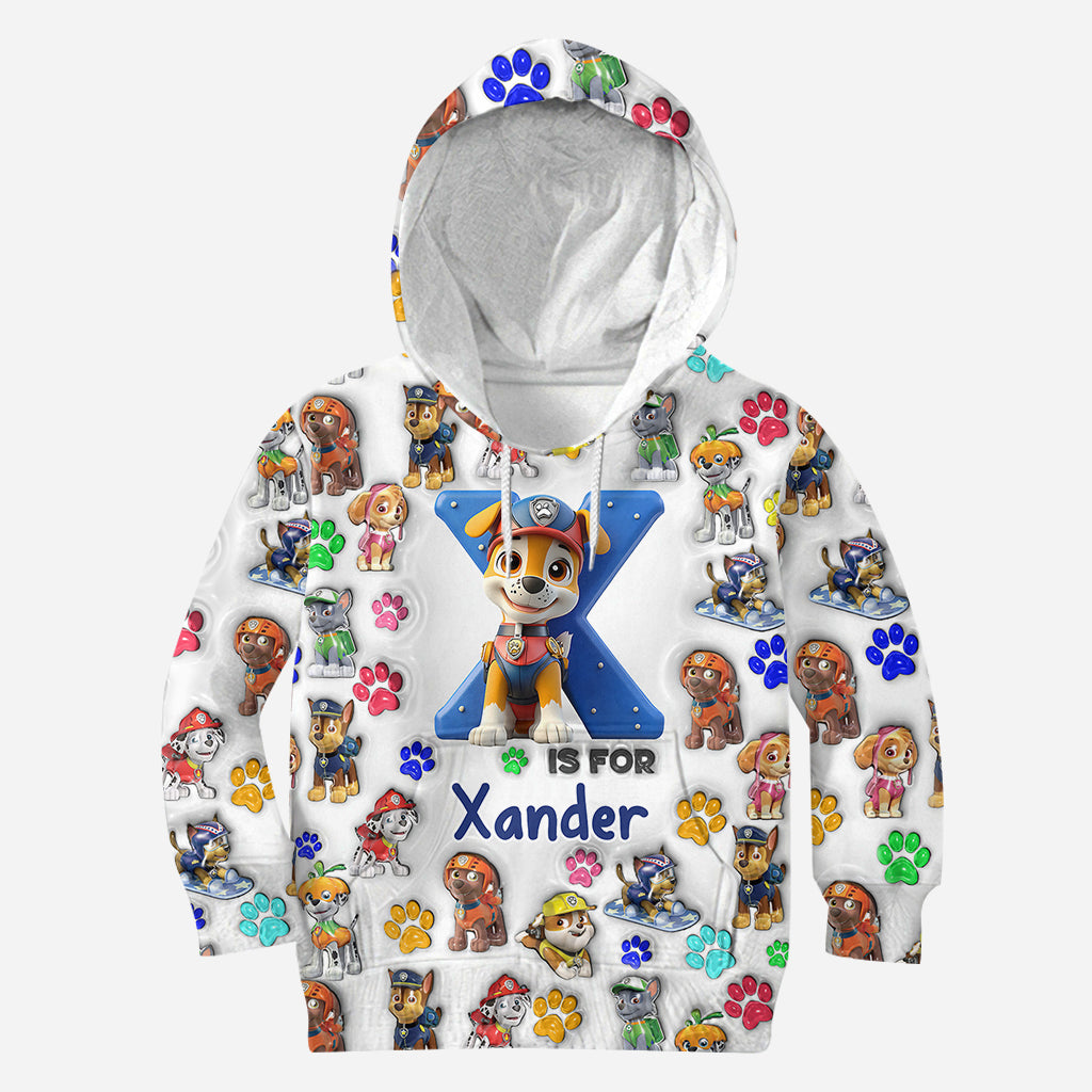 My Chase Watching Hoodie - Personalized Kid All Over Shirt