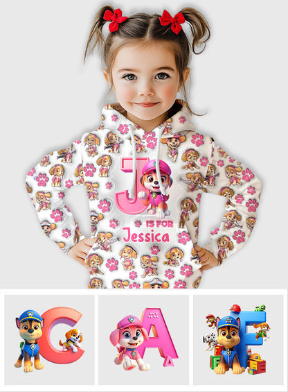 My Chase Watching Hoodie - Personalized Kid All Over Shirt