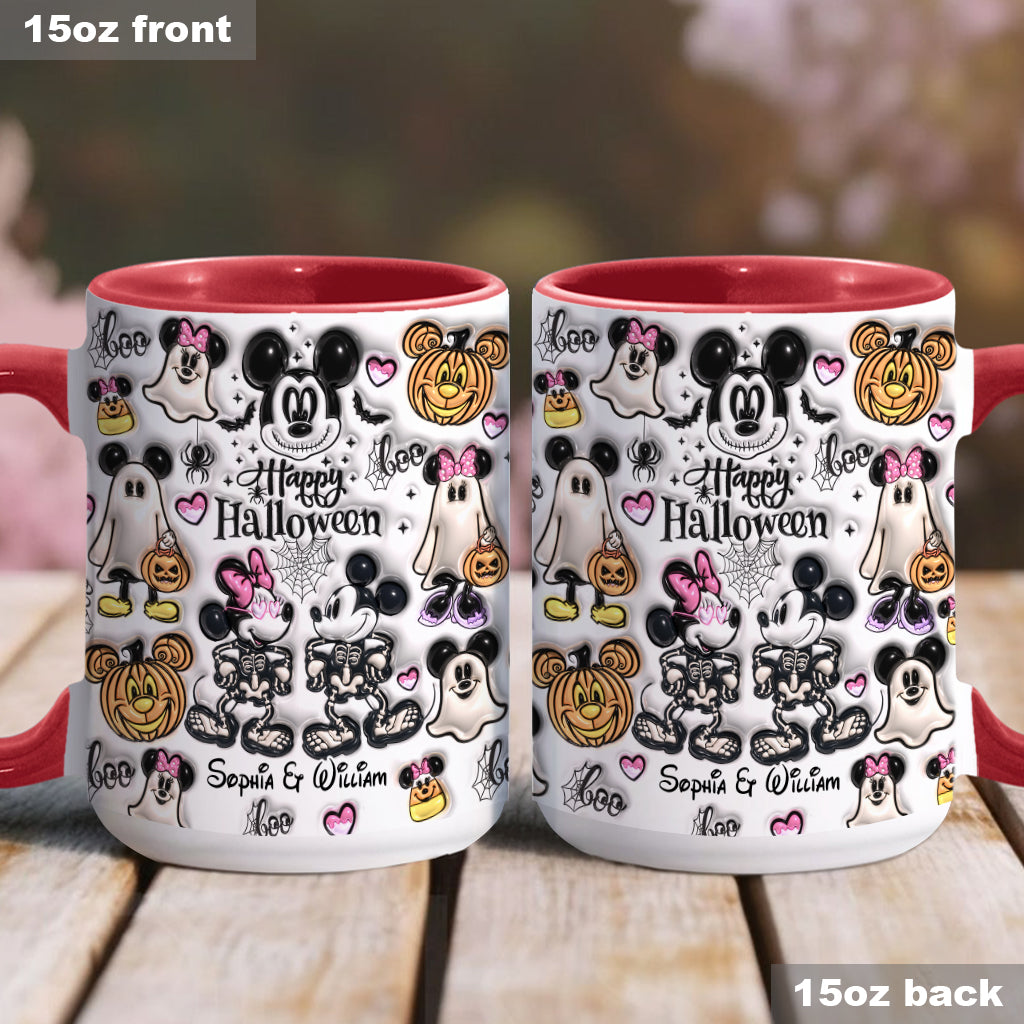 Happy Halloween - Personalized Mouse Accent Mug