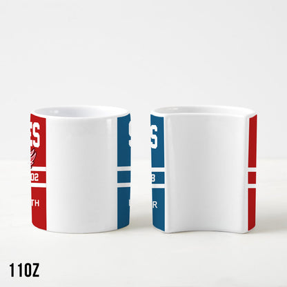 Hockey Couple - Personalized Hockey Matching Heart Handle Mug