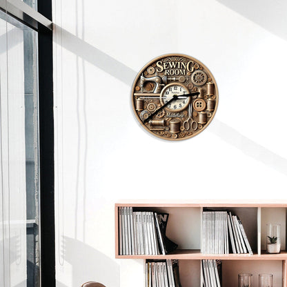 Sewing O'clock - Personalized Sewing Wall Clock