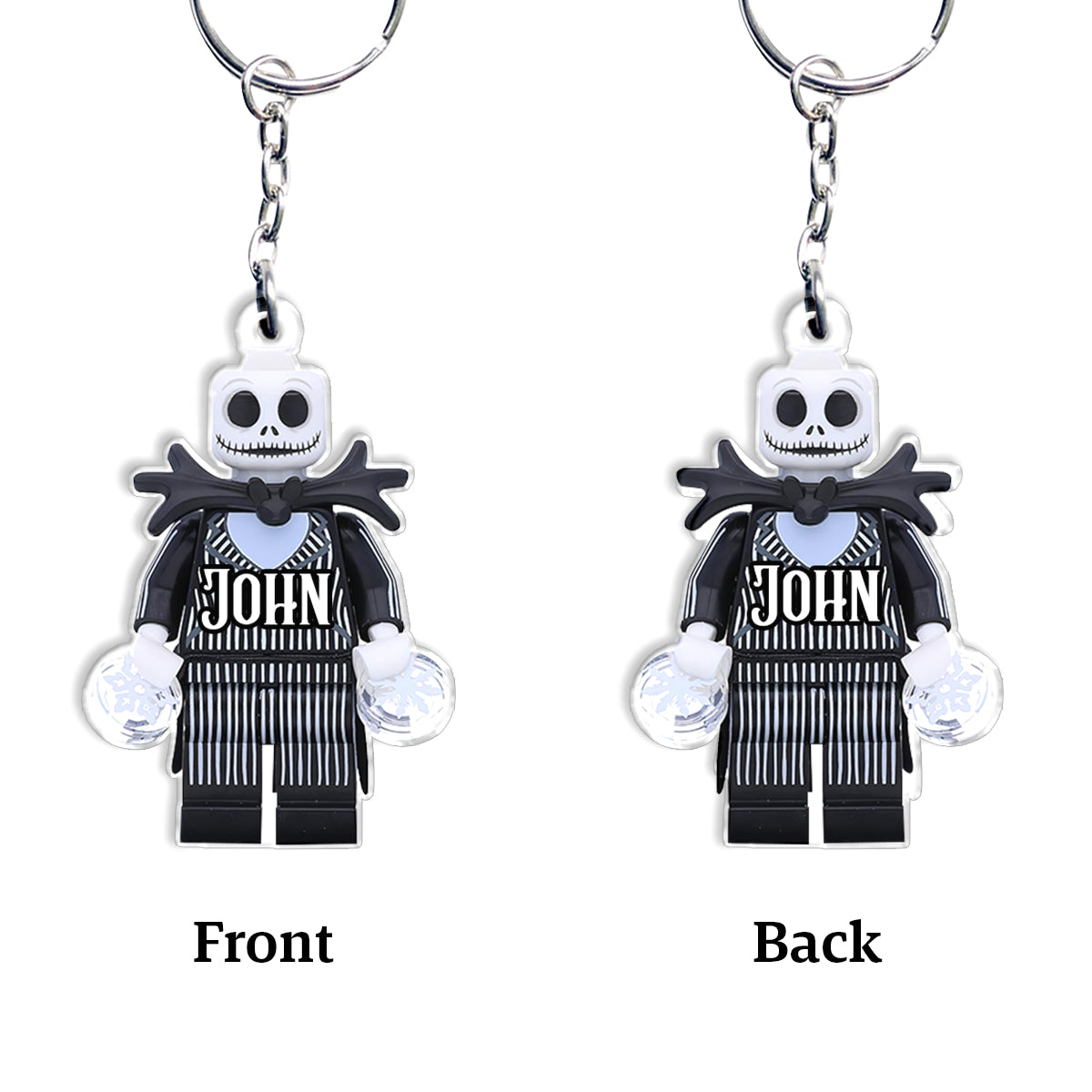 We Are Simply Meant To Be... - Personalized Nightmare Transparent Matching Keychain