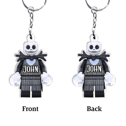 We Are Simply Meant To Be... - Personalized Nightmare Transparent Matching Keychain