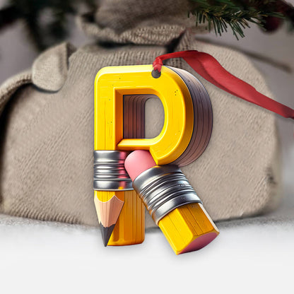Merry Christmas - Personalized Teacher Ornament