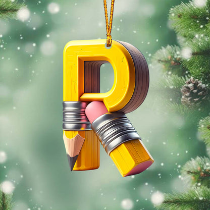 Merry Christmas - Personalized Teacher Ornament