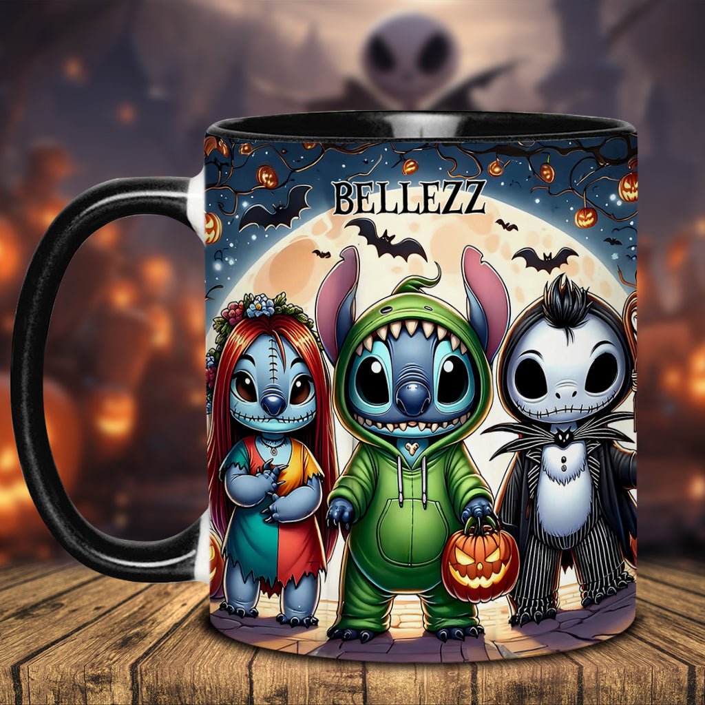 Spooky Ohana - Personalized Ohana Accent Mug