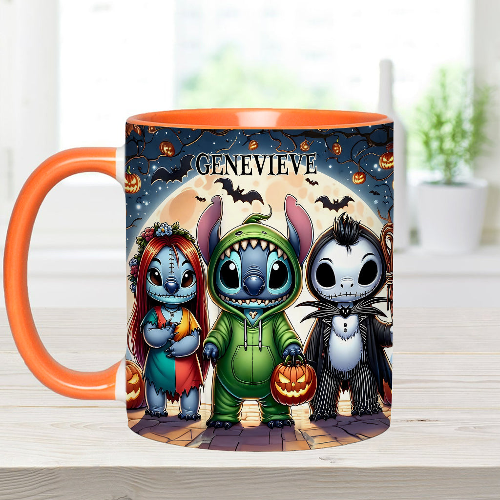 Spooky Ohana - Personalized Ohana Accent Mug