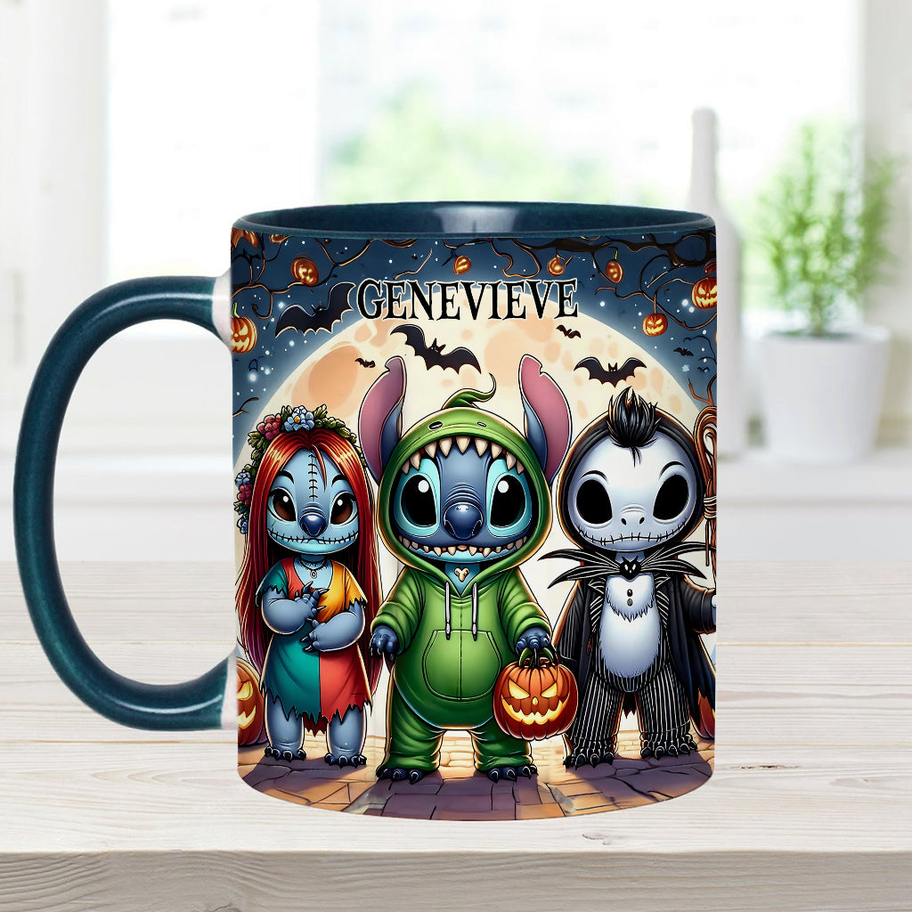 Spooky Ohana - Personalized Ohana Accent Mug