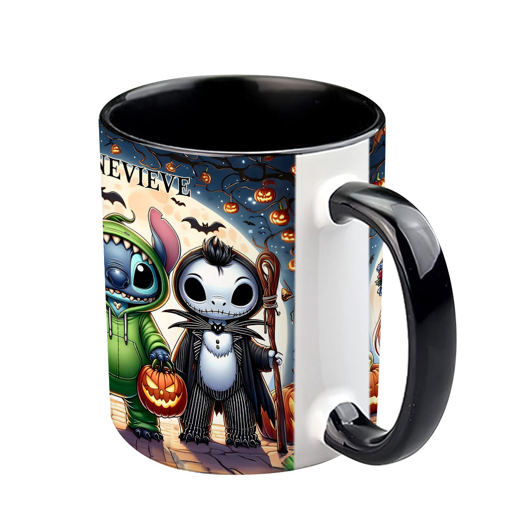 Spooky Ohana - Personalized Ohana Accent Mug
