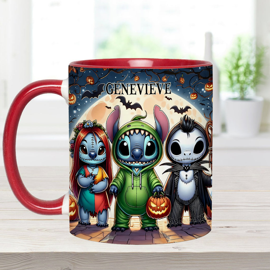 Spooky Ohana - Personalized Ohana Accent Mug