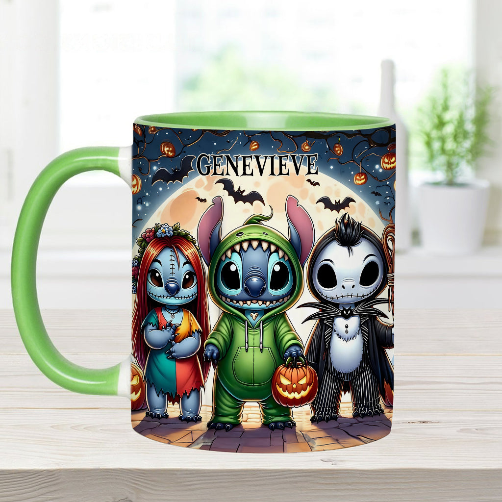 Spooky Ohana - Personalized Ohana Accent Mug