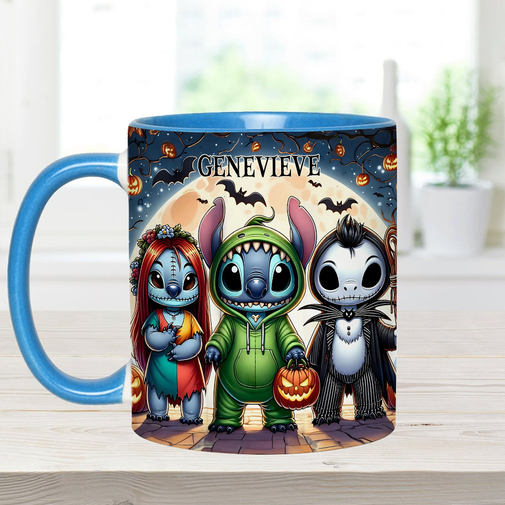 Spooky Ohana - Personalized Ohana Accent Mug