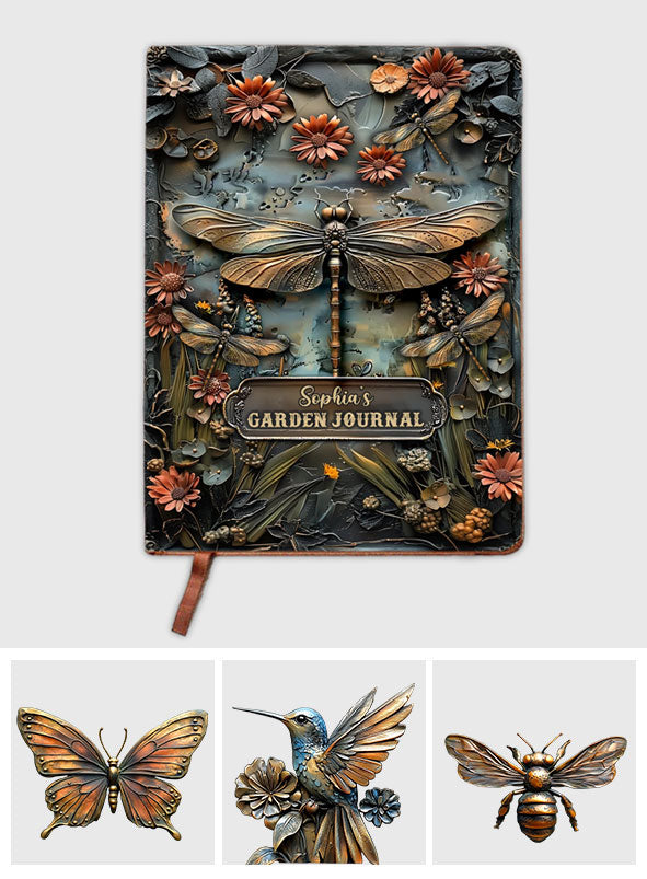 Garden Journal - Personalized Gardening Leather Journal