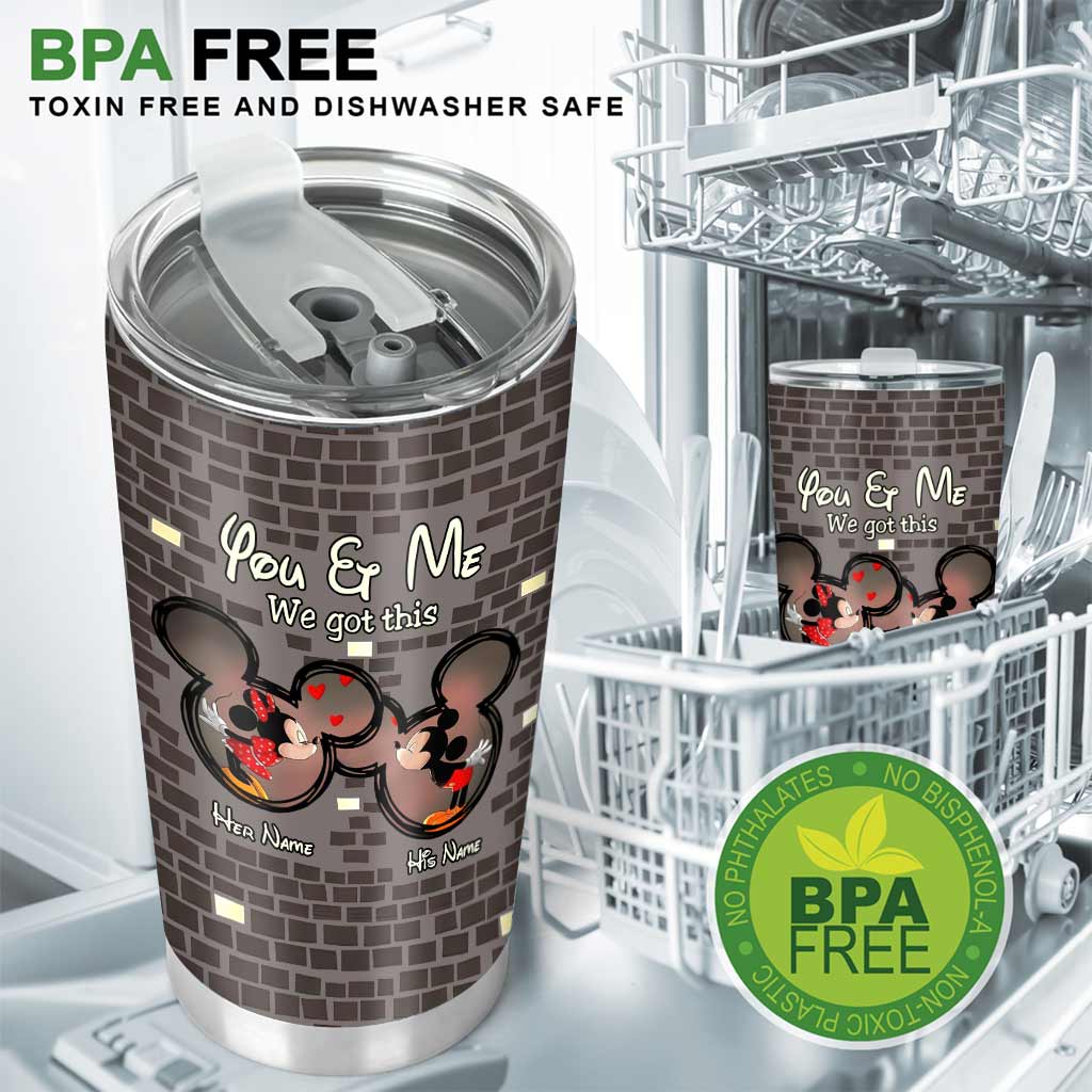 To My Wife - Personalized Mouse Tumbler