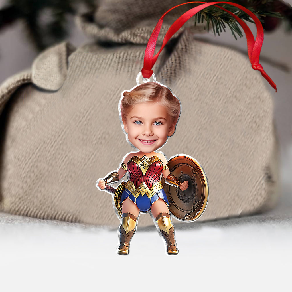 Super Heros - Personalized Kid Custom Shaped Ornament
