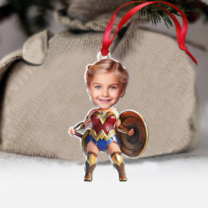 Super Heros - Personalized Kid Custom Shaped Ornament
