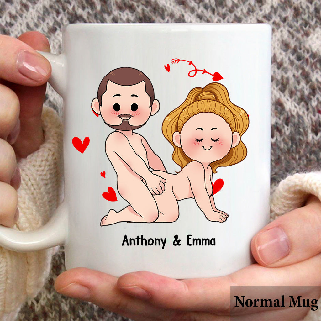 I Just Want You To Be Happy - Couple gift for husband, wife, boyfriend, girlfriend - Personalized Mug