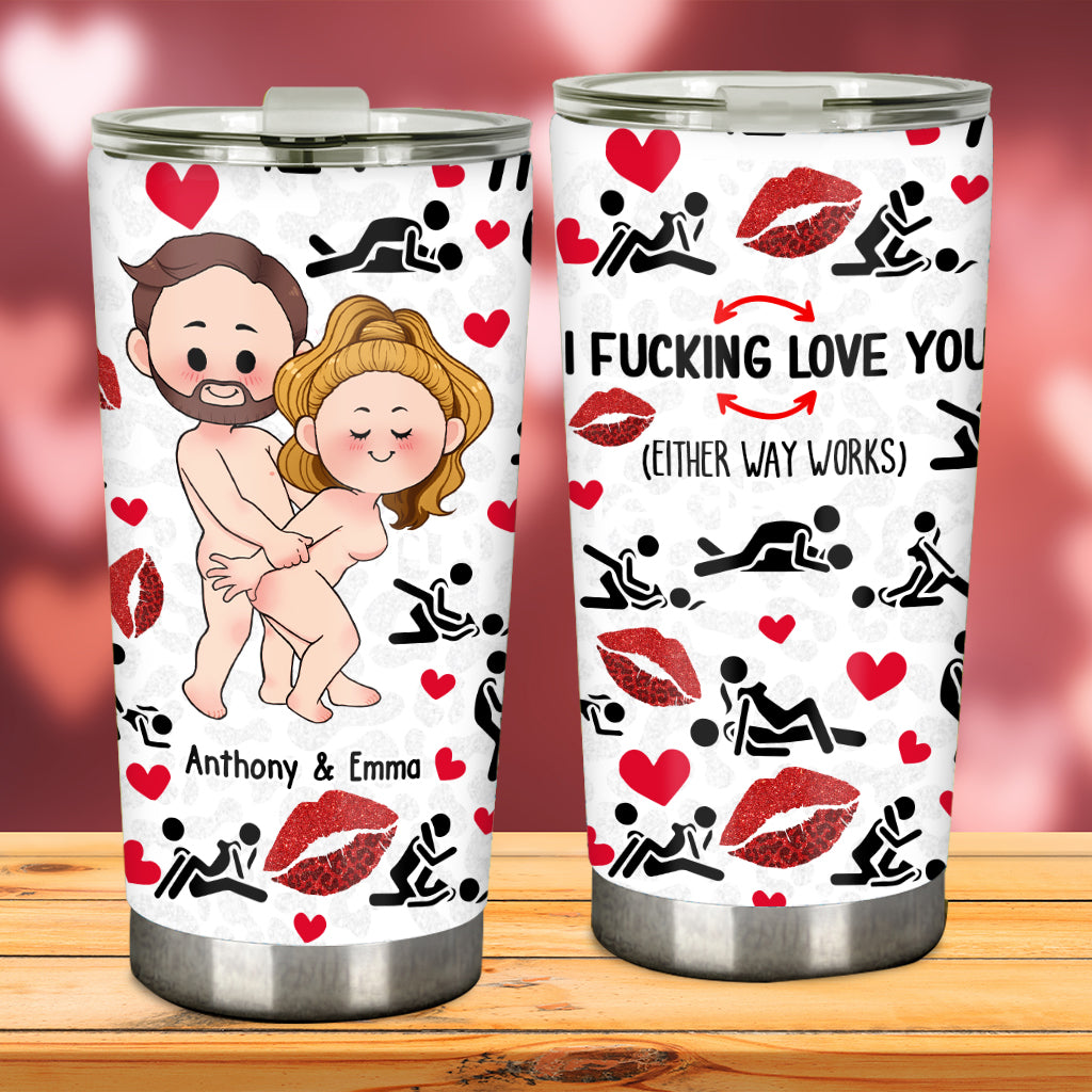 I Love You - Personalized Couple Blanket
