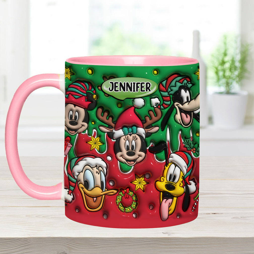 Christmas Is Coming - Personalized Mouse Accent Mug