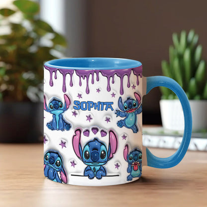 Ohana Means Family - Personalized Ohana Accent Mug