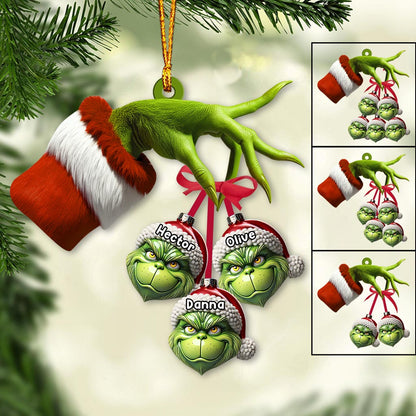 Merry Christmas - Personalized Family Ornament