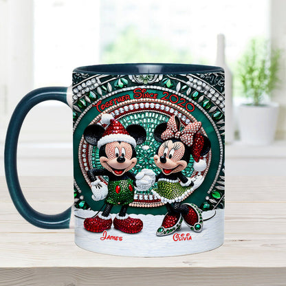 Magic Couple - Personalized Mouse Accent Mug