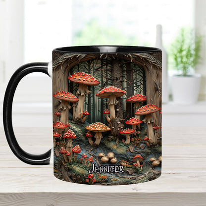 Into The Forest - Personalized Camping Accent Mug