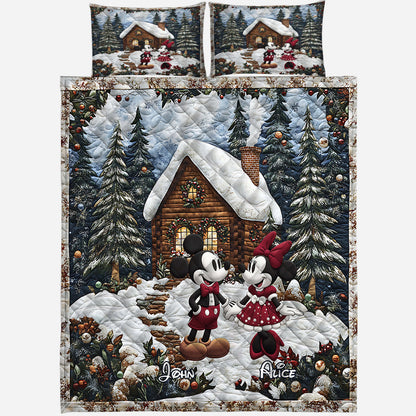 You & Me We Got This - Personalized Mouse Quilt Set