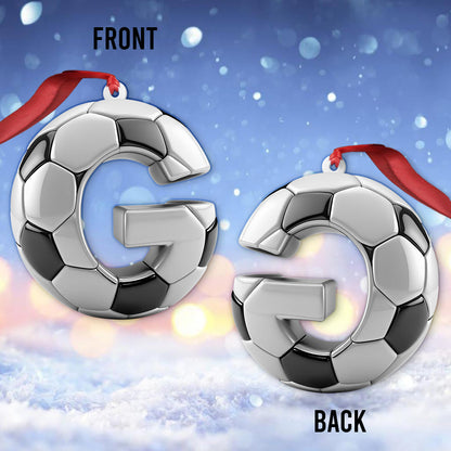 Soccer Letter - Personalized Soccer Ornament