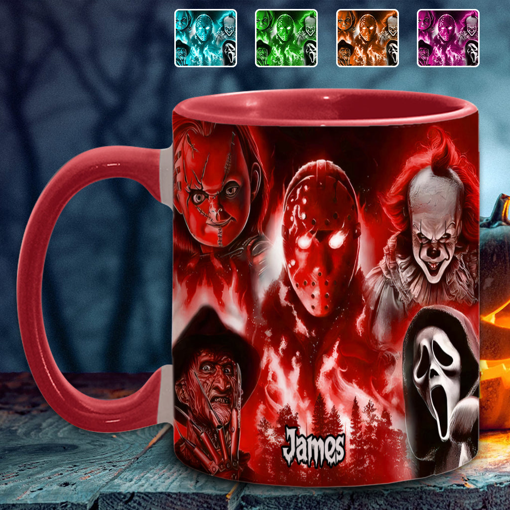 Horror Movie Fan - Personalized Accent Mug