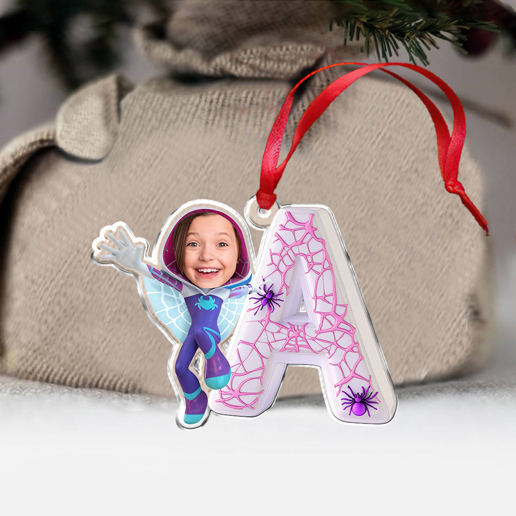 Spider Alphabet Letters - Personalized Kid Ornament