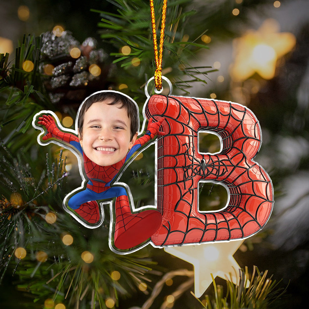 Spider Alphabet Letters - Personalized Kid Ornament