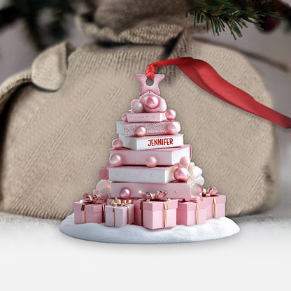 Book Christmas Tree - Personalized Book Ornament
