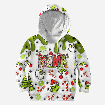 Mama Grinch - Personalized Mother Hoodie and Leggings