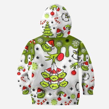 Mama Grinch - Personalized Mother Hoodie and Leggings