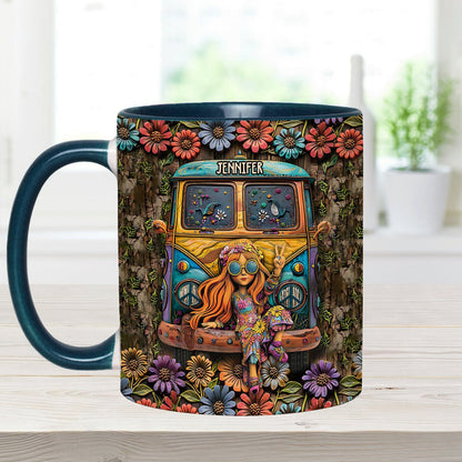Awesome Caravan - Personalized Hippie Accent Mug