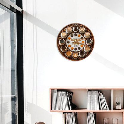 Coffe Time - Personalized Coffee Wall Clock