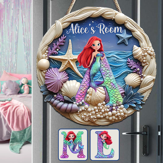 My Little Dream World - Personalized Kid Custom Shaped Wood Sign