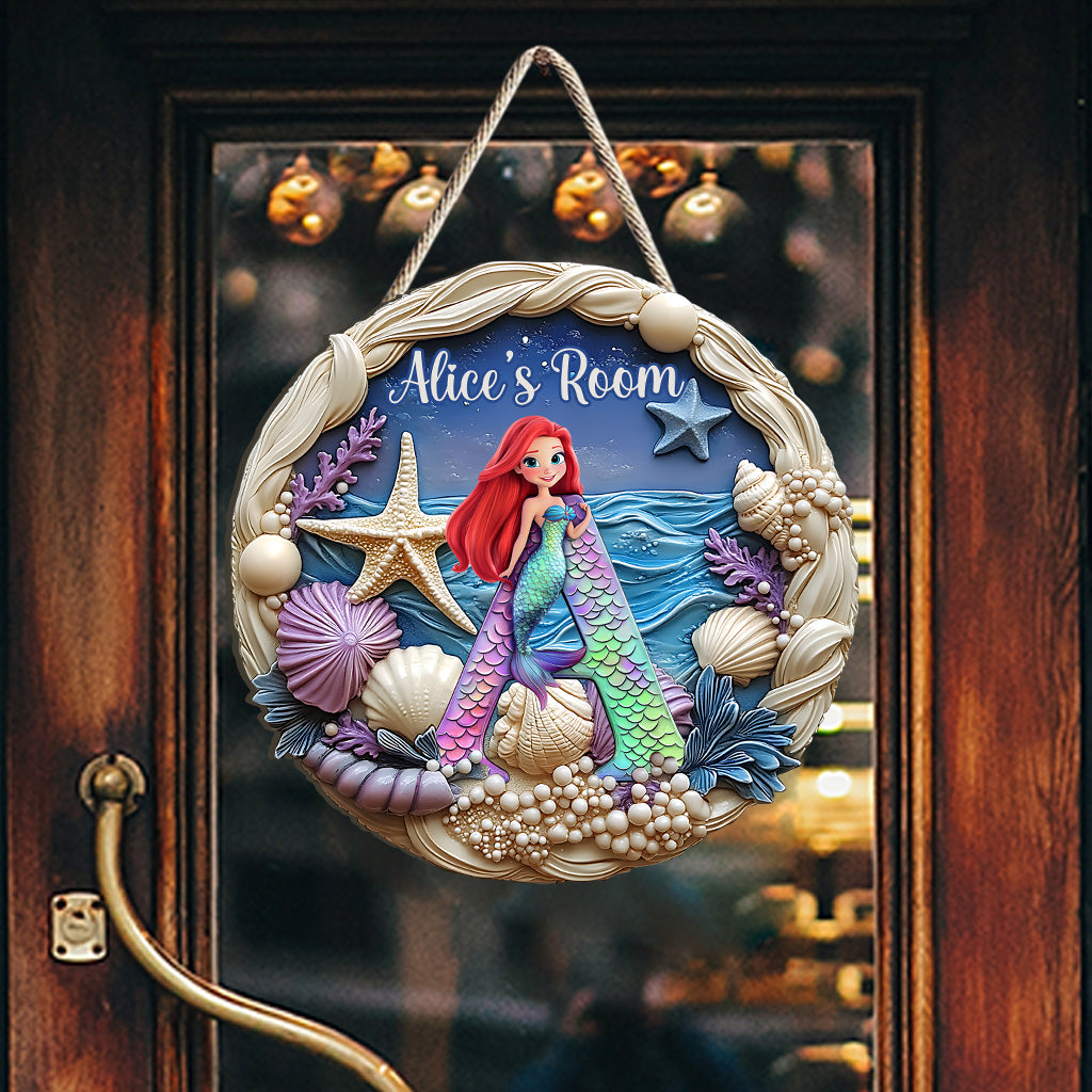 My Little Dream World - Personalized Kid Custom Shaped Wood Sign