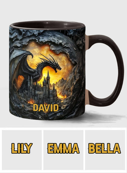 Love Dragons - Personalized Dragon Accent Mug